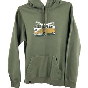 GlobalCulture VW Bus Pullover Hoodie Sweatshirt 80% Cotton Size S